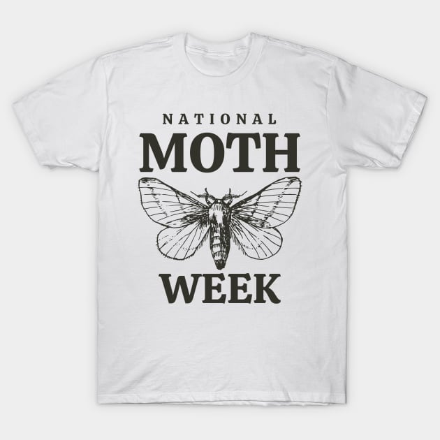 National Moth Week T-Shirt by MinimalSpace